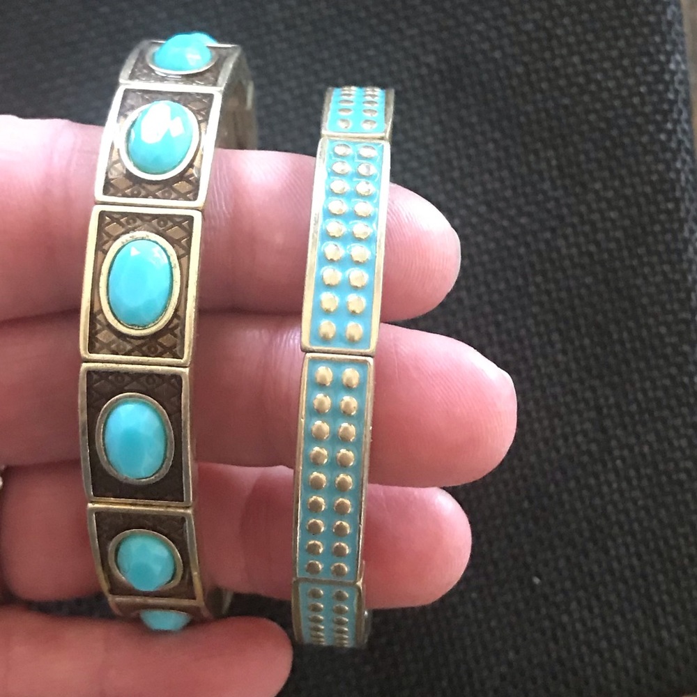 Pair of stretch bracelets